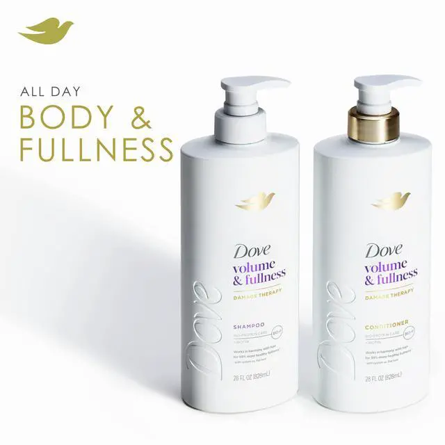 Alt view image 2 of 7 - Conditioner Volume & Fullness for Fine, Thin Hair with Bio-Protein Care Technology and Biotin 28 Fl Oz