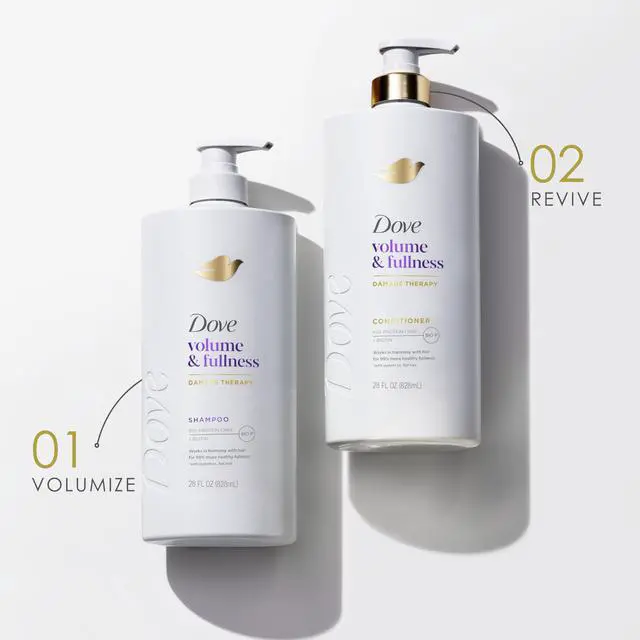Alt view image 7 of 7 - Conditioner Volume & Fullness for Fine, Thin Hair with Bio-Protein Care Technology and Biotin 28 Fl Oz