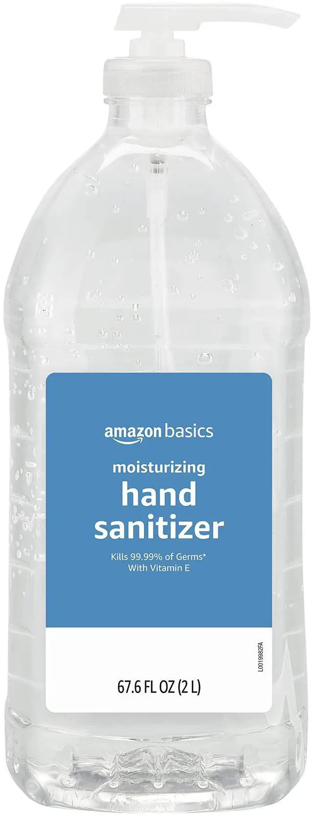 Main image of Hand Sanitizer, Original Scent, Contains 62% Ethyl Alcohol, Moisturizing Formula, 67.60 fl oz, Pack of 1 (Previously Solimo)