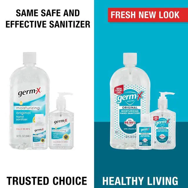 Alt view image 2 of 7 - Original Hand Sanitizer, 2 Fl Oz (Pack of 6), Less Drying Moisturizing Gel with Vitamin E, No Rinse Formula, Display Pack, Mini Travel Size for On-The-Go