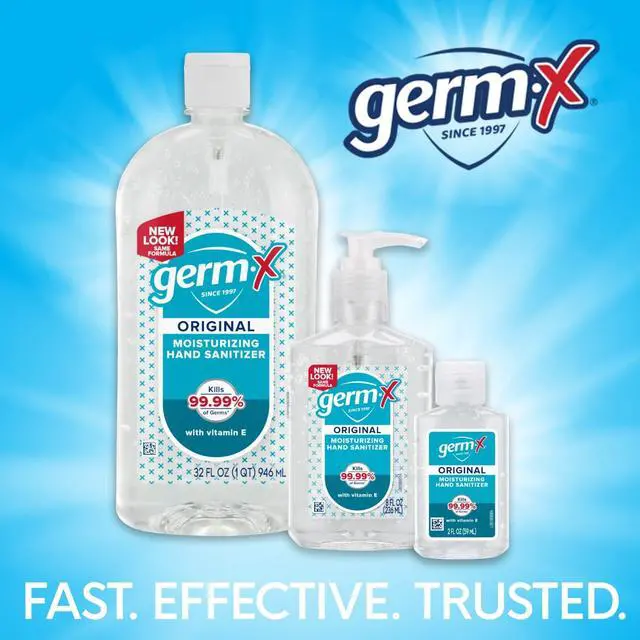 Alt view image 7 of 7 - Original Hand Sanitizer, 2 Fl Oz (Pack of 6), Less Drying Moisturizing Gel with Vitamin E, No Rinse Formula, Display Pack, Mini Travel Size for On-The-Go
