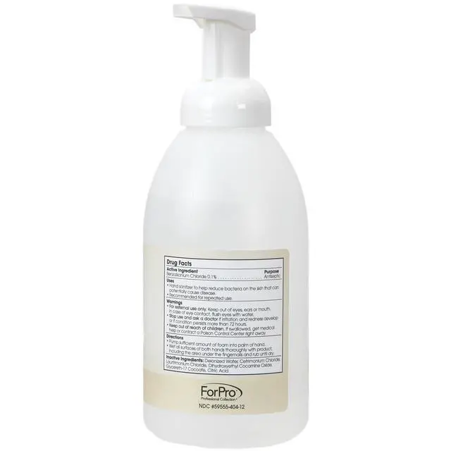 Alt view image 2 of 6 - Alcohol-Free Foaming Instant Hand Sanitizer, 20 Fl Oz Moisturizing, Dye and Fragrance Free Sanitizer