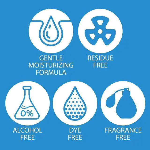 Alt view image 4 of 6 - Alcohol-Free Foaming Instant Hand Sanitizer, 20 Fl Oz Moisturizing, Dye and Fragrance Free Sanitizer