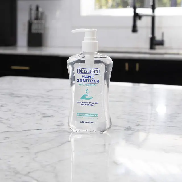 Alt view image 4 of 7 - Refreshing Gel Hand Sanitizer With Easy Pump, Fragrance Free, 8.5 Fl Oz