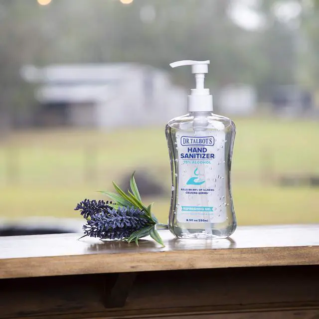 Alt view image 5 of 7 - Refreshing Gel Hand Sanitizer With Easy Pump, Fragrance Free, 8.5 Fl Oz