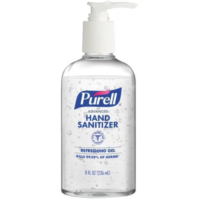 Alt view image 4 of 7 - 965212EA Advanced Instant Hand Sanitizer, 8oz Pump Bottle