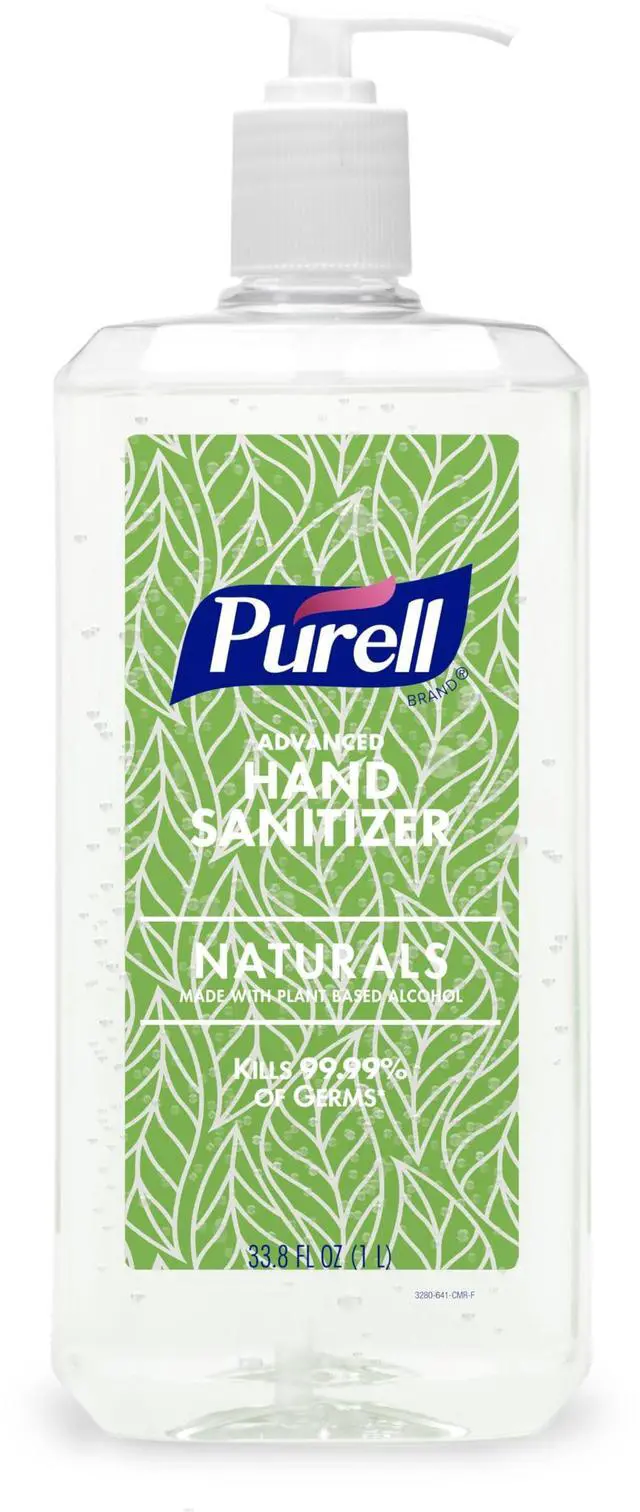 Main image of Naturals Hand Sanitizer Gel, Pump Bottle 1ct x 1 L - 3280-04-CMR