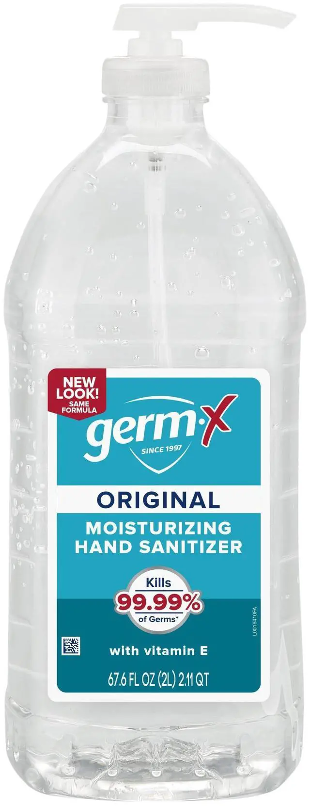 Main image of Original Hand Sanitizer, 67.4 Fl Oz (Pack of 1), Less Drying Moisturizing Gel with Vitamin E, No Rinse Formula, Bulk Size Pump Bottle for Long Term Use