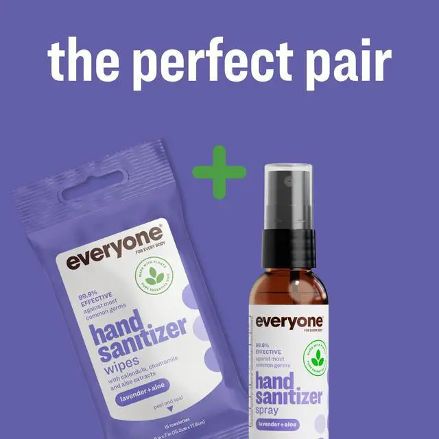 Alt view image 5 of 6 - Hand Sanitizer Spray, 2 Fl Oz (Pack of 6), Lavender and Aloe, Made with Sugarcane Derived Alcohol with Essential Oils, 99% Effective Against Germs TSA friendly