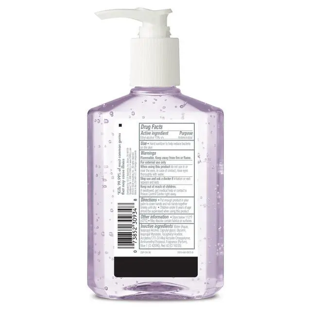 Alt view image 2 of 6 - Hand Sanitizer Design Series Lavender 4ct x 8 fl oz - 3915-06-ECDECO