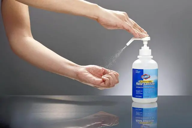 Alt view image 4 of 5 - Commercial Solutions Hand Gel Sanitizer with Pump, 16.9 Fl Oz, Aloe Vera and Vitamin E, Kills 99.999% of Germs, Bleach-Free, Non-Sticky, For Commercial and Professional Use