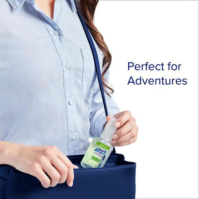 Alt view image 6 of 7 - Advanced Hand Sanitizer Naturals with Plant Based Alcohol, Citrus Scent, 2 Fl Oz Travel Size Pump Bottle (Pack of 6)- 9623-04-EC