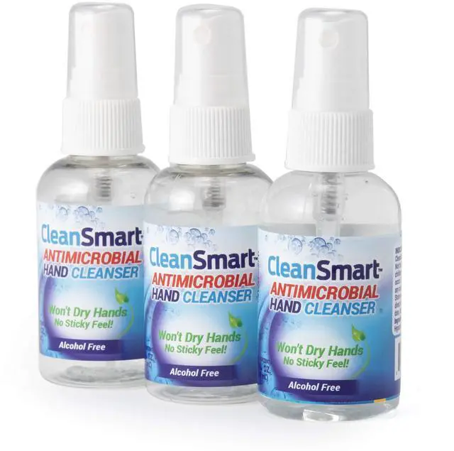 Main image of Skin & Hand Cleanser, 2 Ounce Spray Bottle (Pack of 3) Alcohol-Free Safe Cleanser