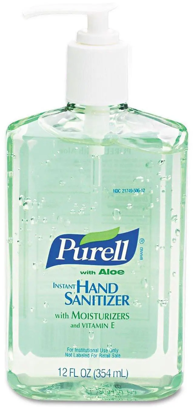 Main image of 363912EA Advanced Instant Hand Sanitizer w/Aloe, 12oz Pump Bottle