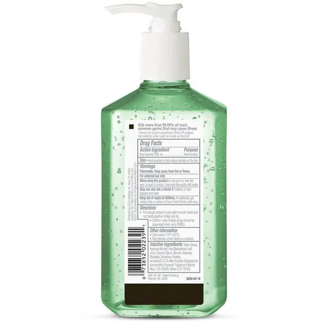 Alt view image 2 of 6 - 363912EA Advanced Instant Hand Sanitizer w/Aloe, 12oz Pump Bottle
