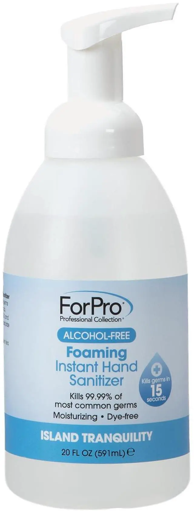 Main image of Alcohol-Free Foaming Instant Hand Sanitizer, 20 Fl Oz Moisturizing, Dye-Free Formula, Island Tranquility Scent