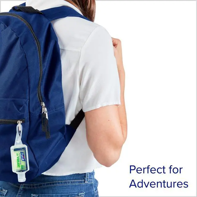 Alt view image 6 of 7 - Advanced Hand Sanitizer Gel Infused with Essential Oils, Scented Variety Pack, 1 fl oz Travel Size Flip Cap Bottles with JELLY WRAP Carrier (Pack of 8), 3900-09-ECME17
