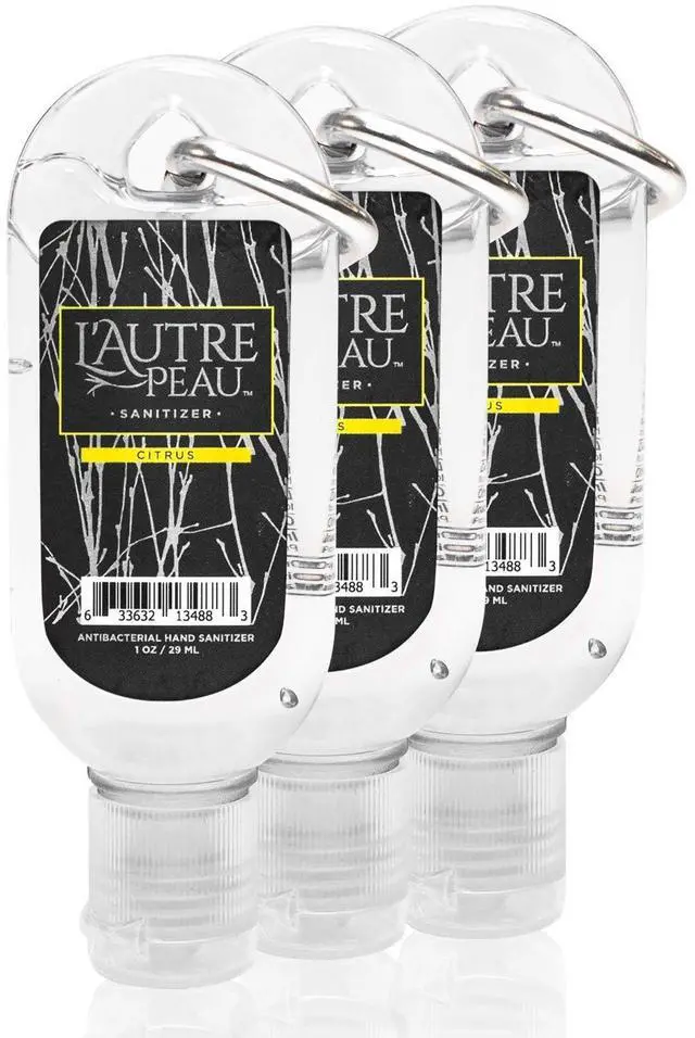 Main image of Travel Hand Sanitizer Gel, Citrus Scented, 1oz 3 Pack