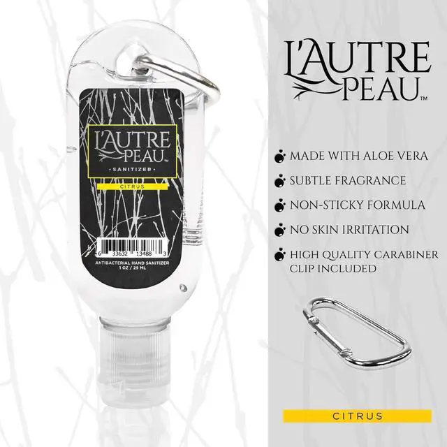 Alt view image 2 of 5 - Travel Hand Sanitizer Gel, Citrus Scented, 1oz 3 Pack