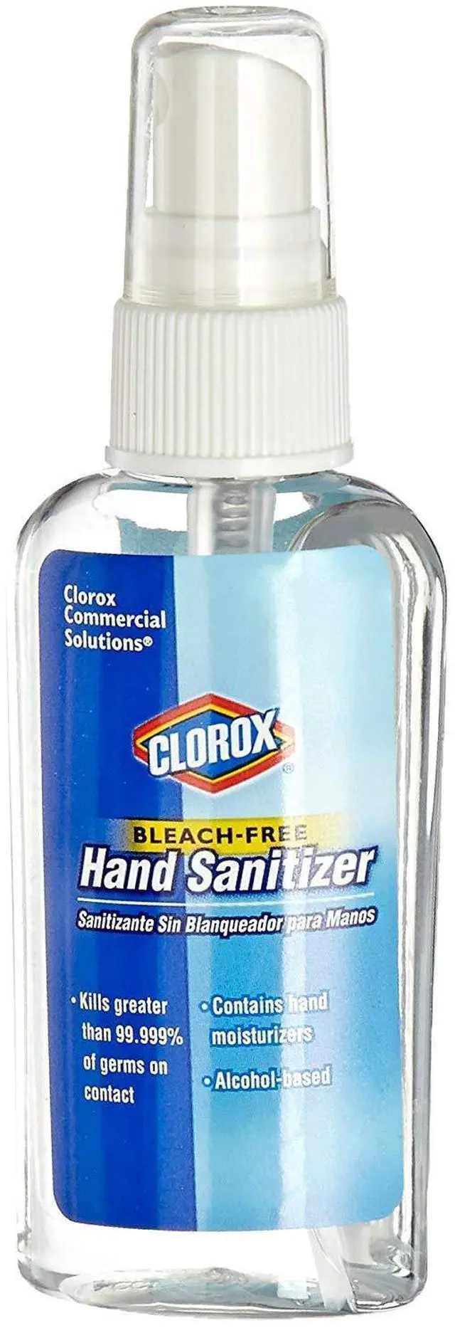 Main image of CLO 02174 Bleach-Free Hand Sanitizer, 2.0 FL OZ, (4-Pack), Contains Hand Moisturizers, Alcohol-Based