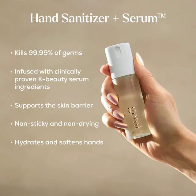 Alt view image 2 of 7 - Hand Sanitizer + Serum, Elysium, Kills 99% of Germs, K-beauty
