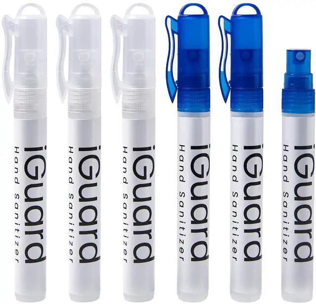 Main image of iGuard - Hand Sanitizer Spray - On The Go - Mobile, Travel, Home and Car Use (Orange Citrus, 6 pack)