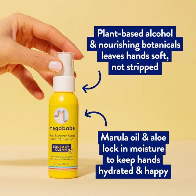 Alt view image 3 of 7 - Squeaky Clean Hand Sanitizer Spray, TSA-Friendly, 2 oz, 3-Pack