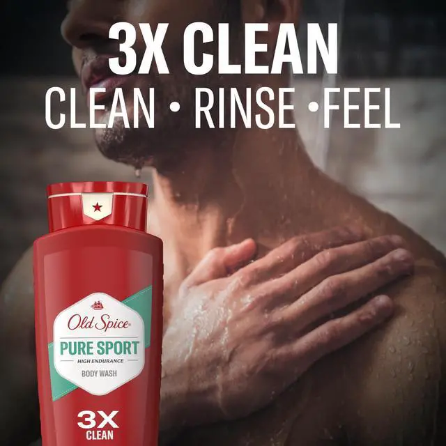 Alt view image 6 of 7 - Refreshing Body Wash for Men, High Endurance, 3X Defense, 24/7 Shower Fresh with Long Lasting Scent, Pure Sport Scent, 24 oz (Pack of 2)
