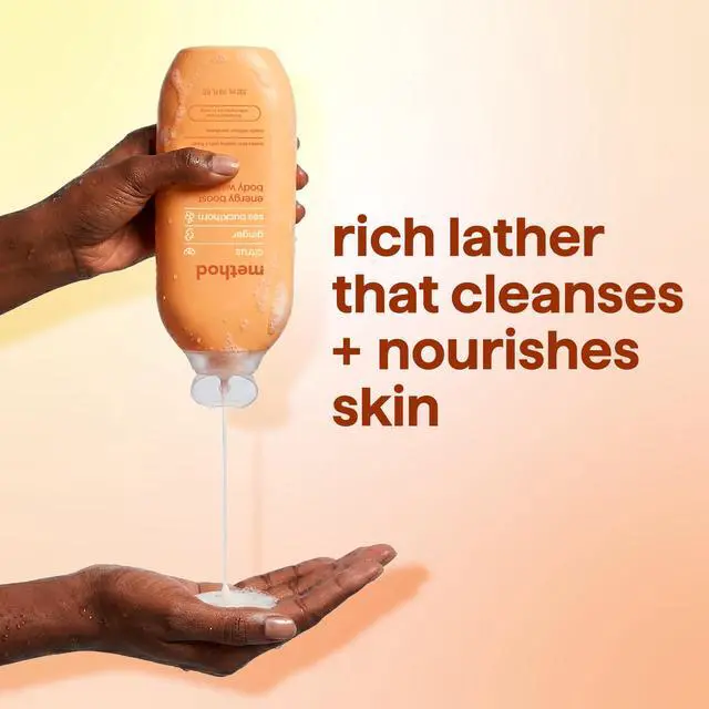 Alt view image 5 of 7 - Body Wash, Energy Boost - Leaves Skin Feeling Soft & Moisturized, Made Without Parabens, Notes of Citrus, Ginger & Sea Buckthorn, 18 fl oz