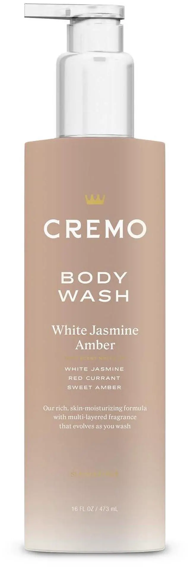Main image of White Jasmine Amber Skin Moisturizing Body Wash for Women, Notes of White Jasmine, Red Currant, and Sweet Amber, 16 Fl Oz