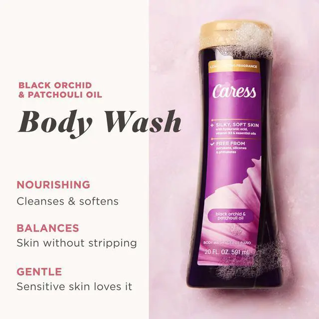 Alt view image 2 of 7 - Black Orchid & Patchouli Oil Body Wash, 20 fl oz (4 Pack)