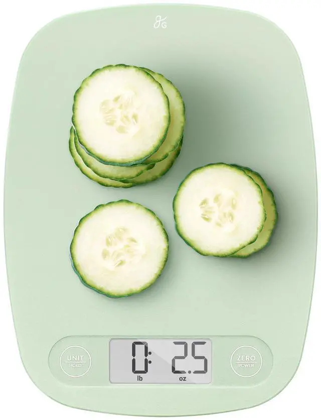 Main image of Food Scale Digital Kitchen Scale, 1g Precision, Easy-Tare & Quick Conversion, Slim Compact Design, Durable & Portable | Ideal for Cooking, Baking & Meal Prep (Sage Green)