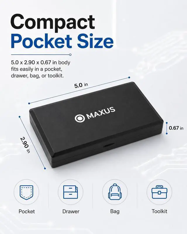 Alt view image 5 of 7 - Digital Pocket Gram Scale 500g x 0.01g High Precision with Tray, Weighs Small Food, Jewelry, Ounces, Grains, LCD Display, Tare Function