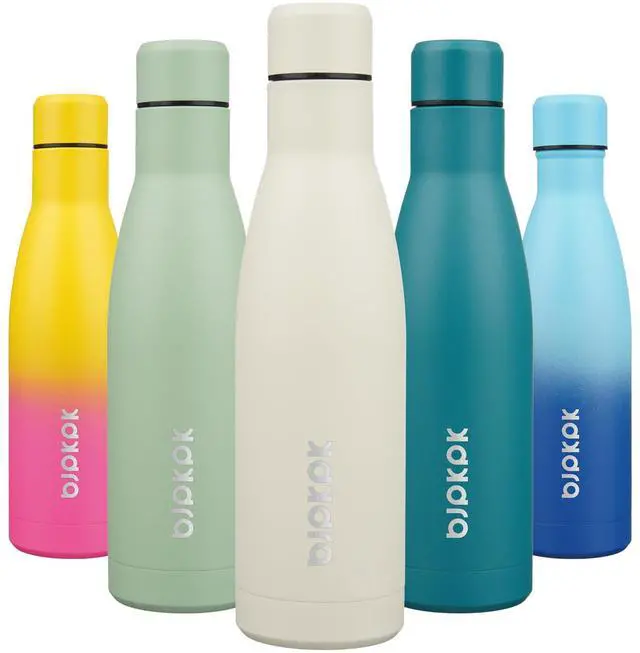 Main image of 17oz Skinny Insulated Water Bottle, Stainless Steel Flask
