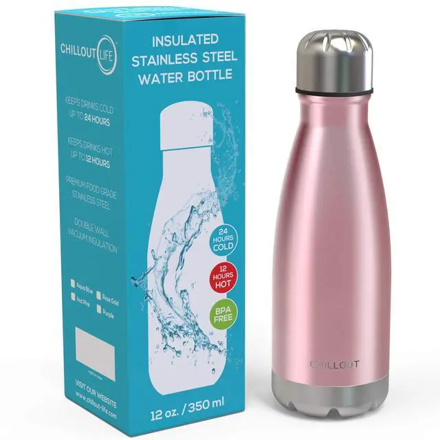 Alt view image 2 of 7 - Stainless Steel Water Bottle for Kids School: 12 oz Double Wall Insulated Cola Bottle Shape for Cold and Warm Drinks, BPA Free Metal Sports Bottle for Boys, Girls & Women