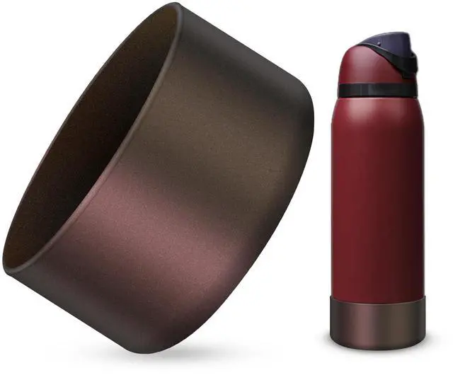 Main image of Chameleon Silicone Water Bottle Boot, Compatible with Owala 24oz 32oz 40oz, Gradient Matte Luster Cup Sleeve Bottom Cover for FreeSip, Twist, or Flip Stainless Steel Water Bottles