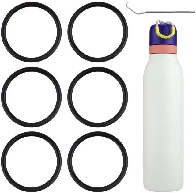 Main image of 6-Pack O-ring for Owala FreeSip Twist Insulated Stainless Steel Water BottleGaskets compatible with Owala FreeSip Twist 18oz 24oz Insulated Stainless Steel Bottle.