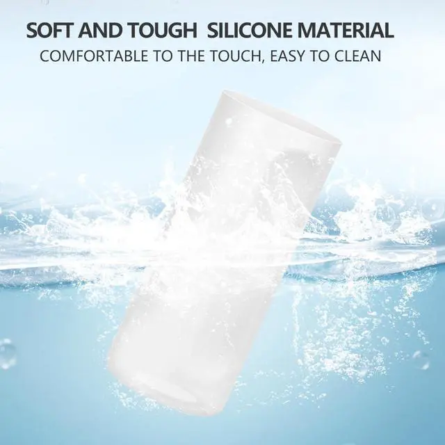 Alt view image 6 of 6 - Silicone Water Bottle Boot, for Owala Water Bottle 24 oz Accessories, Protective Anti-Scratch & Anti-Dent No Noise Sleeve Cover for FreeSip Water Bottles (Translucent)