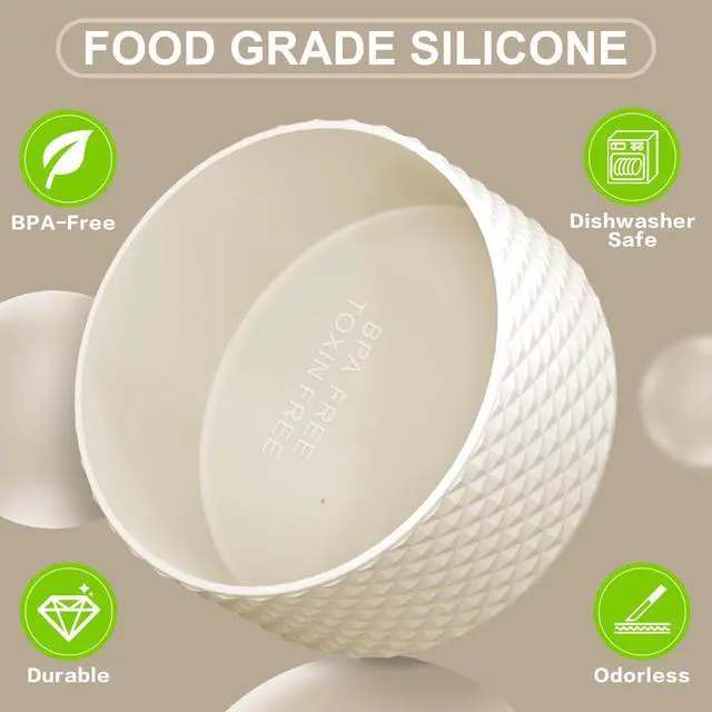 Alt view image 4 of 7 - Silicone Boot for Owala Water Bottle 32 oz, Anti-Slip Protective Sleeve for FreeSip/Twist/Flip Stainless Steel Water Bottles Accessories