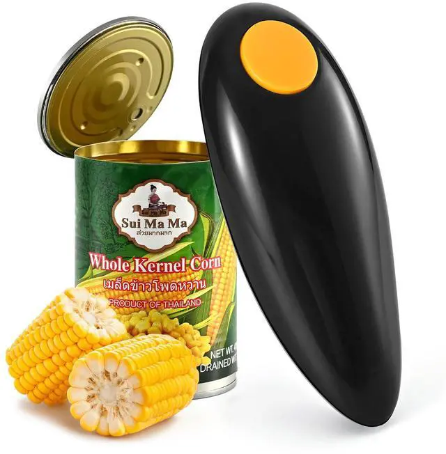 Main image of Electric Can OpenerCan Openers For Seniors, Can Opener Electric- Automatic, Simply press the button to open the can - automatic, hands-free, smooth edges, battery powered, yes, you can (black)
