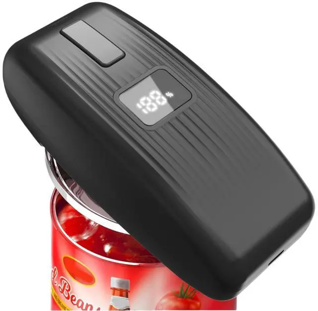 Main image of Electric Can Opener with LED Display, USB Rechargeable Electric Can Opener for Seniors & Arthritis, One-Touch Automatic Can Opener, Hands-Free, Smooth Edge, Compact, Cordless
