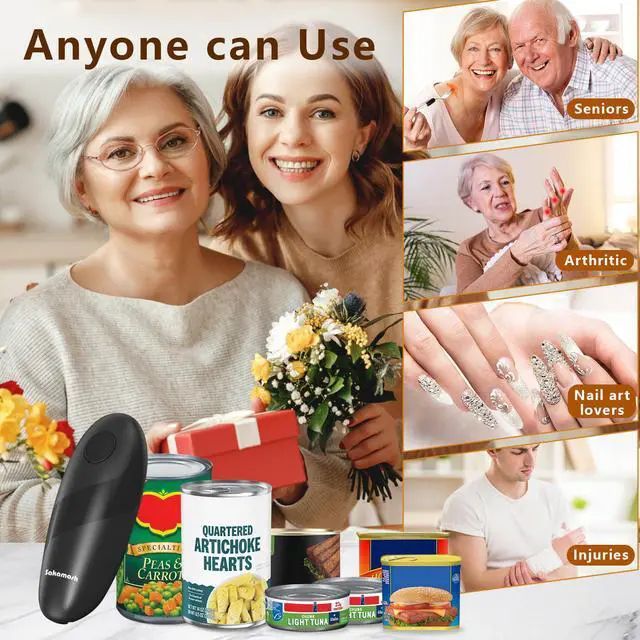 Alt view image 6 of 7 - Electric Can Opener Smooth Edge