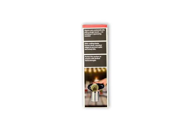 Alt view image 4 of 4 - Electric Can Opener Effortless, Hands-Free Operation One-Touch Automatic Can Opener for Kitchen Use Smooth Edge, Portable, and Easy to Clean Battery Operated