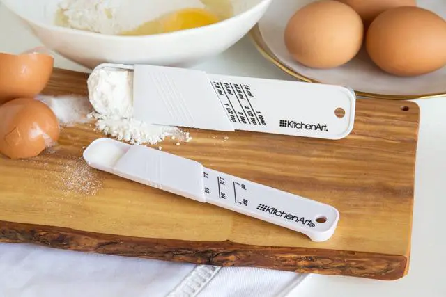 Alt view image 7 of 7 - Adjustable Measuring Tool Set, Includes Adjustable Teaspoon, Tablespoon, and 2 Cup Measuring Cup