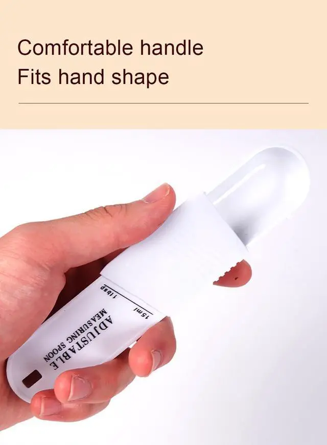 Alt view image 5 of 5 - Adjustable Measuring Spoon with 5 Scales in One,1tsp, 1 1/2tsp, 2tsp, 2 1/2tsp, and 1 tbsp,Kitchen Measurements for Baking Cooking