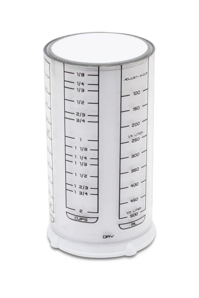 Alt view image 2 of 7 - Adjustable Measuring Tool Set, Includes Adjustable Teaspoon, Tablespoon, and 2 Cup Measuring Cup