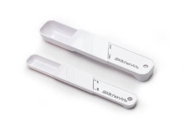 Alt view image 3 of 7 - Adjustable Measuring Tool Set, Includes Adjustable Teaspoon, Tablespoon, and 2 Cup Measuring Cup