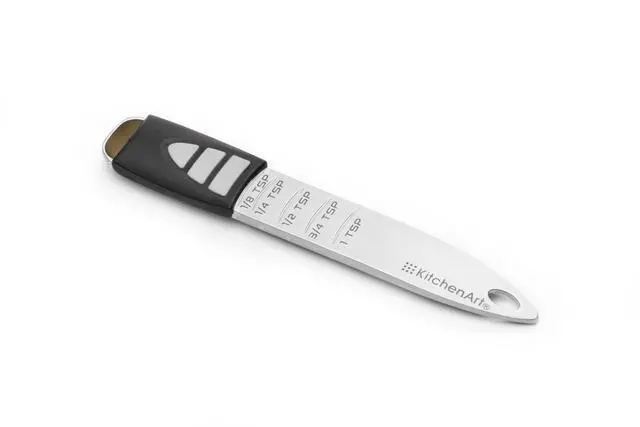 Alt view image 5 of 7 - Pro Adjust-A-Teaspoon, Stainless Steel Measuring Spoon, Silver