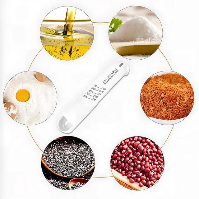 Alt view image 6 of 7 - Adjustable Measuring Spoon for Dry and LiquidWhite