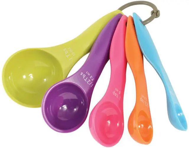 Main image of International Colorful Measuring Spoons, 5-Piece Set